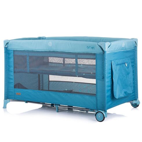 Patut pliabil Chipolino Ariel atlantic, Culoare: Albastru, Dimensiuni: 120x60,poza 3