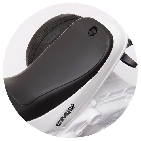 Motocicleta electrica Chipolino Sport Max white, Culoare: Alb, Capacitate acumulator: 6V - poza 7 - ExclusivMAG.ro