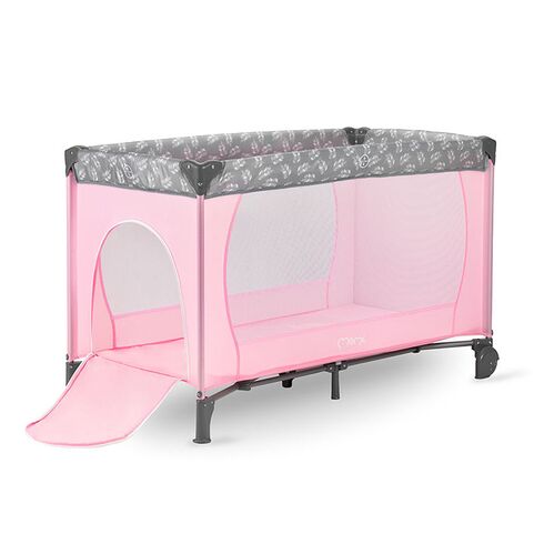 Patut pliabil, 60x120 cm, Momi, Belove, Pink, Culoare: Roz, Dimensiuni: 120x60,poza 3