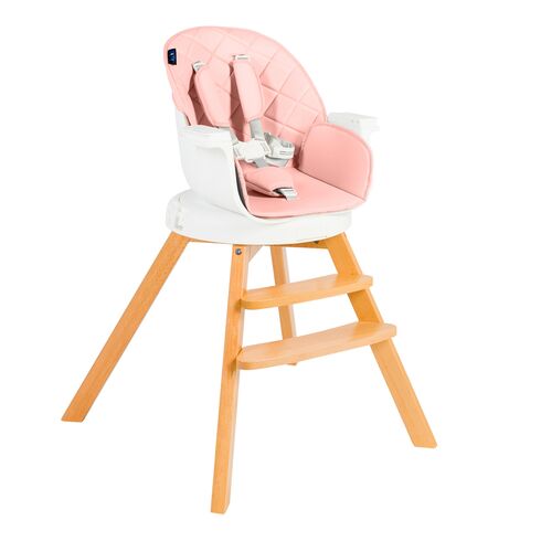 Scaun de masa 3 in 1 Juju Eat&Twist, Roz, Culoare: Roz,poza 3  - ExclusivMAG.ro Scaun de masa 3 in 1 Juju Eat&Twist, Roz, Culoare: Roz,poza 3