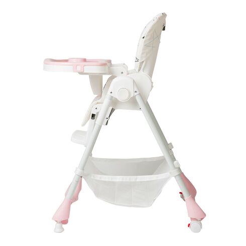 Scaun de masa Juju Eat&Joy, Pink Stars, Culoare: Roz,poza 4