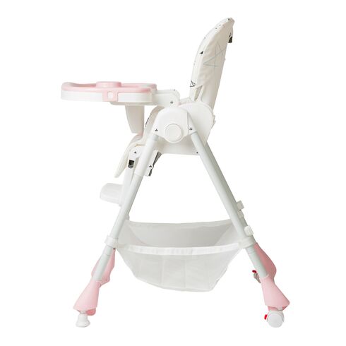 Scaun de masa Juju Eat&Joy, Pink Stars, Culoare: Roz,poza 2