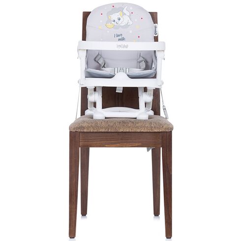 Inaltator scaun de masa Chipolino Lollipop platinum, Culoare: Alb/Gri,poza 8