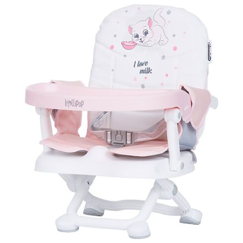 Inaltator scaun de masa Chipolino Lollipop blush, Culoare: Roz,poza 2