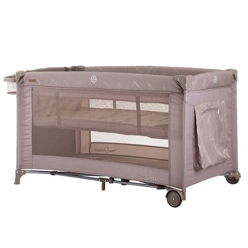 Patut pliabil Chipolino Dorme humus, Culoare: Maro