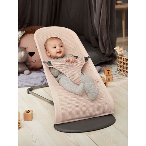 Balansoar Bliss Pearly Pink, Mesh BabyBjorn, Culoare: Crem,poza 2  - ExclusivMAG.ro Balansoar Bliss Pearly Pink, Mesh BabyBjorn, Culoare: Crem,poza 2