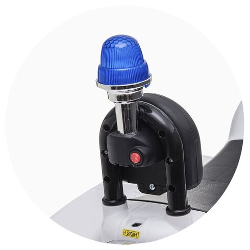 Motocicleta electrica Chipolino Police white,poza 9