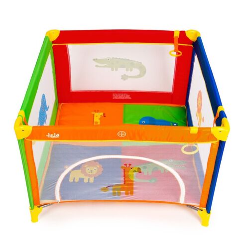 Tarc de joaca Juju Discovery, Wild, Culoare: Multicolor, Dimensiuni: 100x100,poza 4
