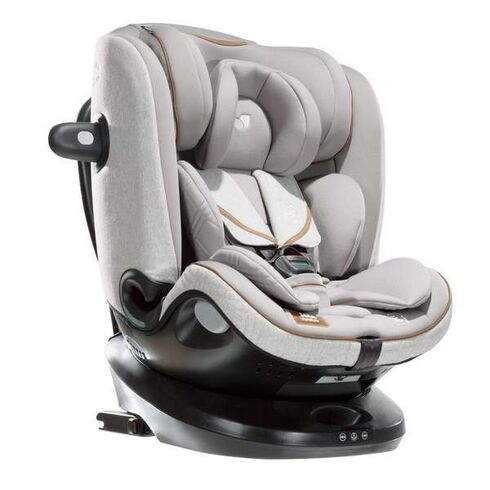 Scaun auto Joie i-Size i-Spin Grow 360° R Signature, nastere-125 cm, Oyster, Culoare: Gri, Grupa: 0-25kg (0 luni - 7 ani)  - ExclusivMAG.ro
