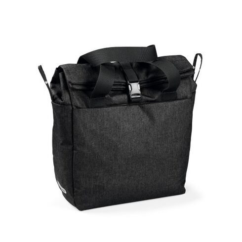 Geanta carucior Peg Perego, Futura Ardesia, Gri inchis, Culoare: Gri/Negru