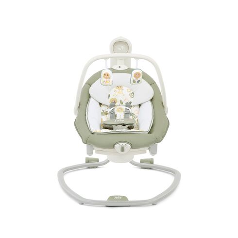 Leagan si balansoar rotativ Joie Serina 2 in 1 Leo, Culoare: Verde,poza 3