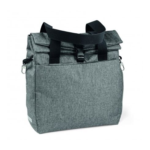 Geanta carucior Peg Perego, Futura Cinder, Gri, Culoare: Gri