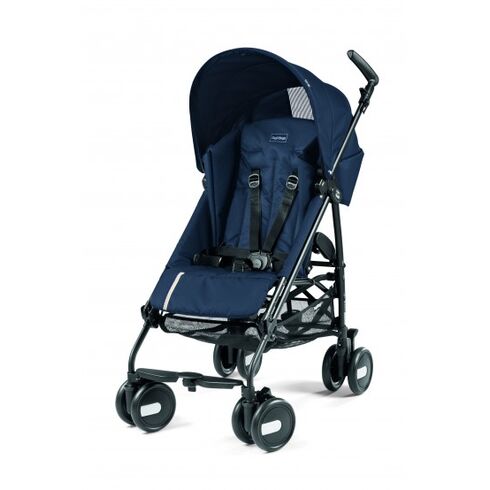 Carucior Peg Perego Pliko Mini, Class Navy, Culoare: Albastru  - ExclusivMAG.ro