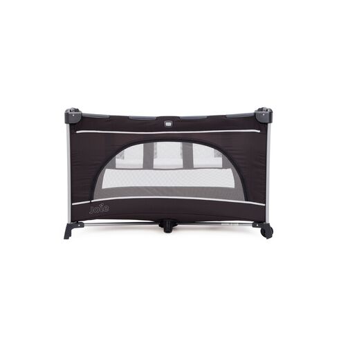 Patut pliant cu 2 niveluri Joie Allura 120 cm, Black Ink, Culoare: Negru/Gri, Dimensiuni: 120x60,poza 2