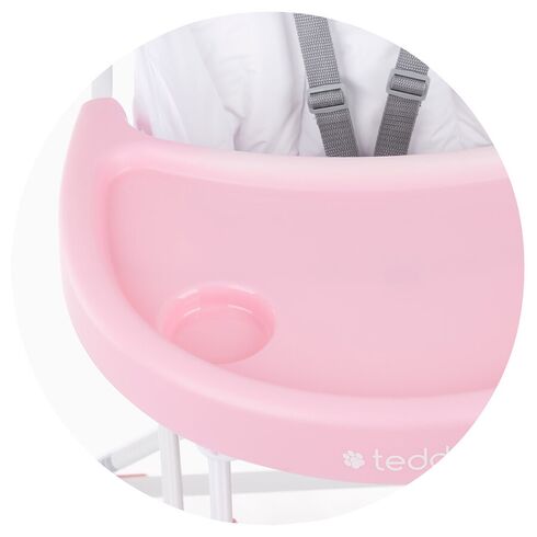 Scaun de masa Chipolino Teddy blush, Culoare: Roz,poza 6