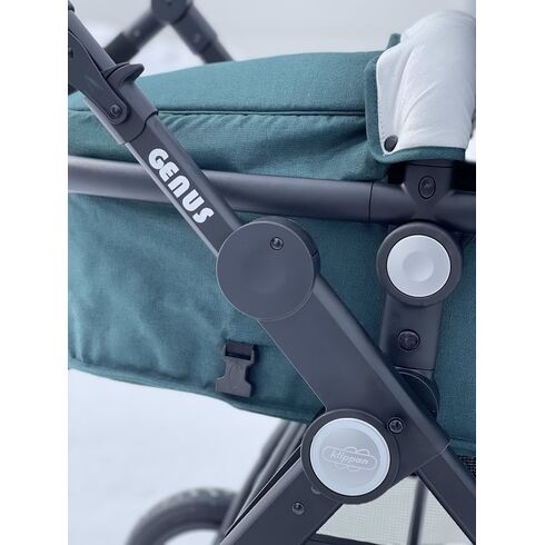 Carucior transformabil cu roti gonflabile Klippan GENUS 2 in 1 Verde,poza 6  - ExclusivMAG.ro Carucior transformabil cu roti gonflabile Klippan GENUS 2 in 1 Verde,poza 6