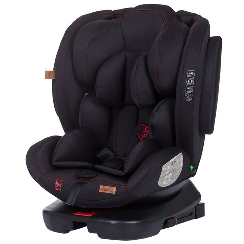 Scaun auto Chipolino 4Kid 0-36 kg raven I-Size cu sistem Isofix, Culoare: Negru, Grupa: 0-36kg (0 luni - 12 ani)