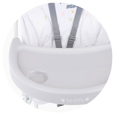 Scaun de masa Chipolino Teddy platinum, Culoare: Gri,poza 6