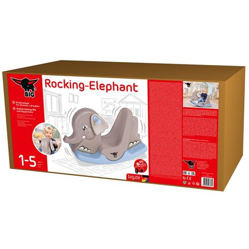 Balansoar Big Rocking Elephant grey,poza 8