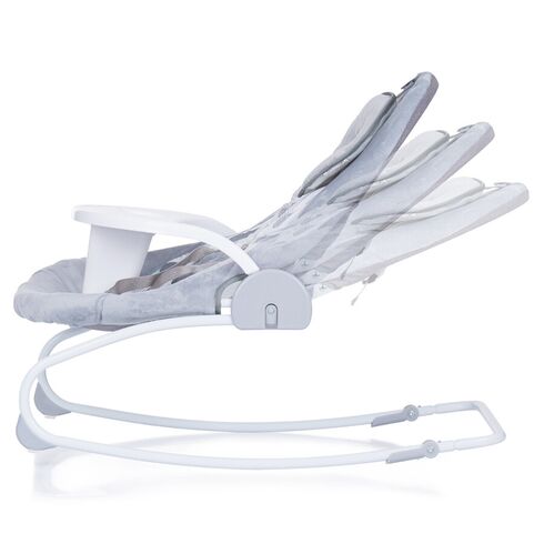 Leagan electric si balansoar Chipolino Nux platinum, Culoare: Gri,poza 5