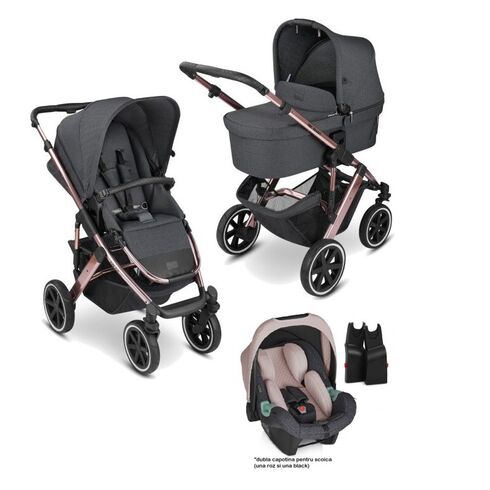 Carucior 3 in 1 Salsa 4 AIR BUBBLE Abc Design 2022  - ExclusivMAG.ro