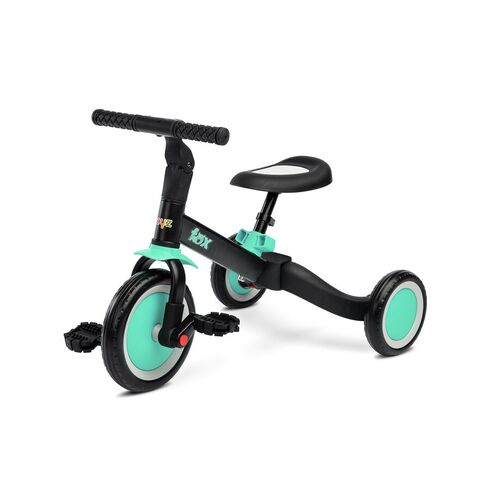 Tricicleta 2 in 1 Toyz FOX Turcoaz, Culoare: Turquoise
