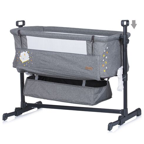 Patut Co-Sleeper Chipolino Close To Me platinum,poza 4
