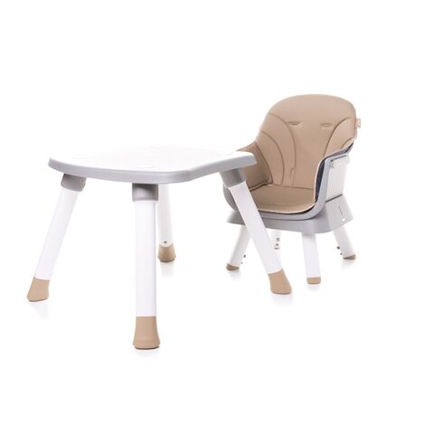Scaun de masa transformabil booster 4Baby MASTER 6 in 1 Camel, Culoare: Crem,poza 10