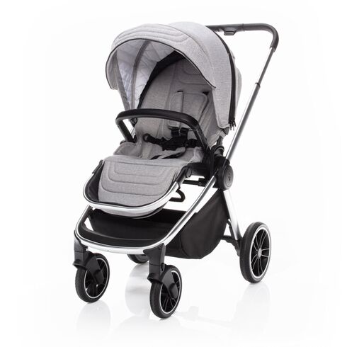Carucior Zopa Move Silver Grey/Silver, Culoare: Gri,poza 2  - ExclusivMAG.ro Carucior Zopa Move Silver Grey/Silver, Culoare: Gri,poza 2