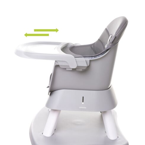 Scaun de masa transformabil booster 4Baby MASTER 6 in 1 Gri, Culoare: Gri,poza 2