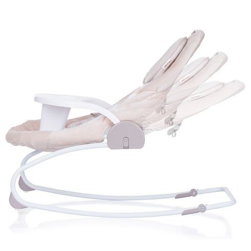 Leagan electric si balansoar Chipolino Nux humus, Culoare: Crem,poza 5