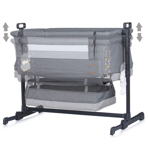 Patut Co-Sleeper Chipolino Close To Me platinum,poza 5