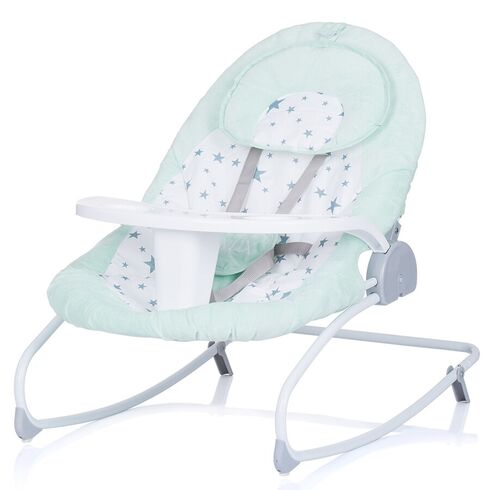 Leagan electric si balansoar Chipolino Nux avocado, Culoare: Verde,poza 7