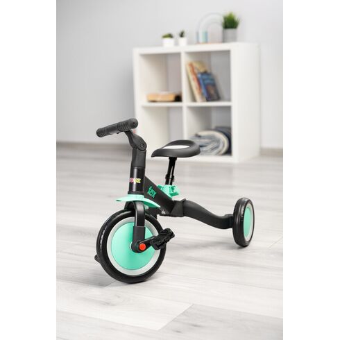 Tricicleta 2 in 1 Toyz FOX Turcoaz, Culoare: Turquoise,poza 3