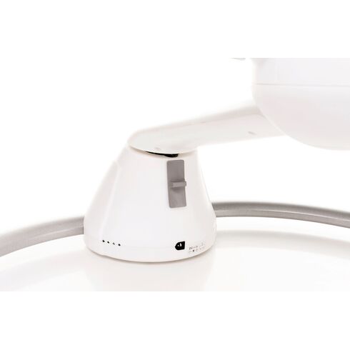 Leagan electric cu melodii si telecomanda 4Baby GRACE Gri, Culoare: Gri deschis,poza 2