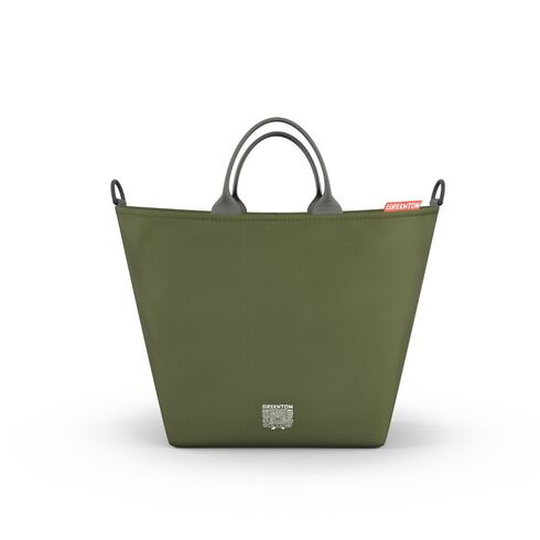 Geanta Pentru Cumparaturi, Greentom, Olive, Culoare: Verde inchis