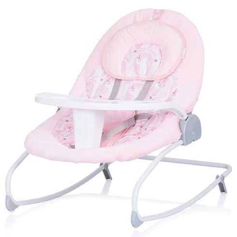 Leagan electric si balansoar Chipolino Nux blush, Culoare: Roz,poza 7