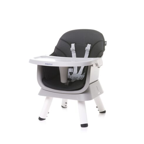 Scaun de masa transformabil booster 4Baby MASTER 6 in 1 Negru, Culoare: Negru,poza 2