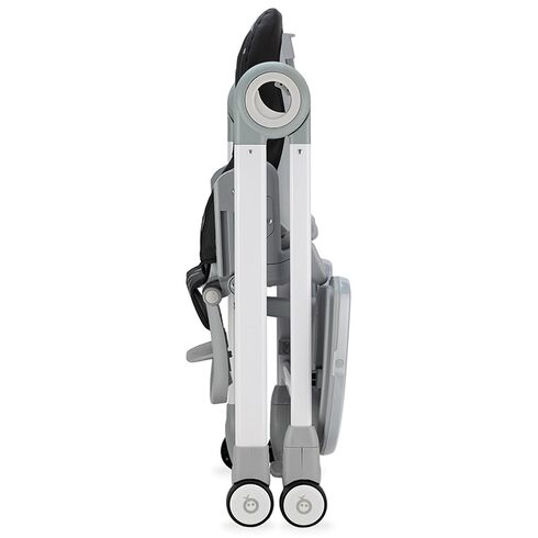 Scaun de masa copii Momi Luxuria, Piele ecologica, Black, Culoare: Negru,poza 5