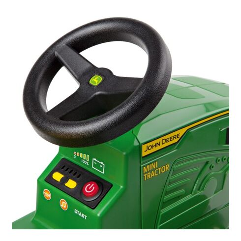 Tractor electric Peg Perego Mini JD John Deere, 6V, 12luni +, Verde / Galben,poza 6