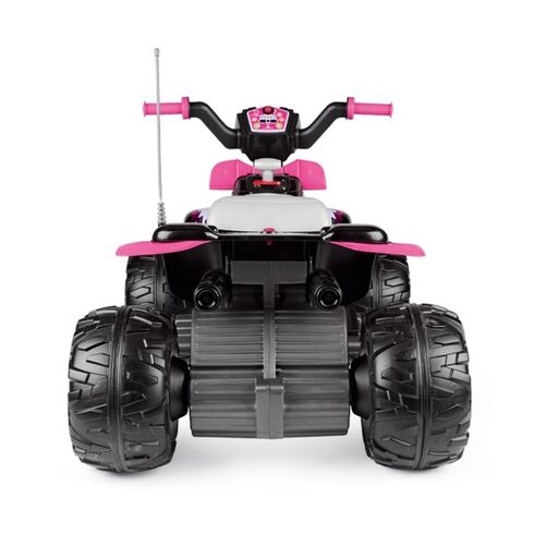 ATV Peg Perego Corral T-Rex, 330W, 12V, 3 ani +, Roz/ Negru, Culoare: Roz, Capacitate acumulator: 12V,poza 7  - ExclusivMAG.ro ATV Peg Perego Corral T-Rex, 330W, 12V, 3 ani +, Roz/ Negru, Culoare: Roz, Capacitate acumulator: 12V,poza 7