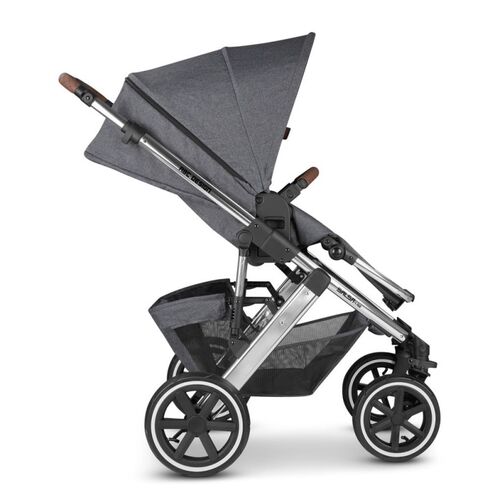 Carucior 2 in 1 Salsa 4 Air Asphalt Abc Design, Culoare: Gri/Negru, Model: 2 in 1 - poza 5 - ExclusivMAG.ro