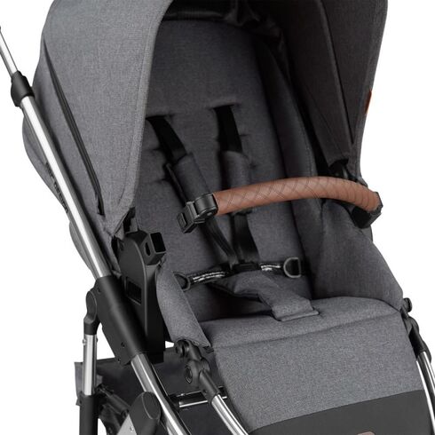 Carucior 2 in 1 Salsa 4 Air Asphalt Abc Design, Culoare: Gri/Negru, Model: 2 in 1 - poza 11 - ExclusivMAG.ro