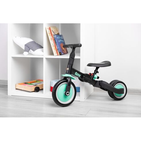 Tricicleta 2 in 1 Toyz FOX Turcoaz, Culoare: Turquoise,poza 4