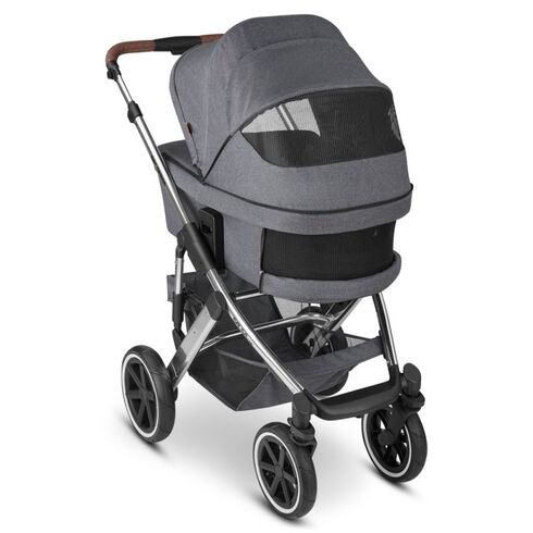 Carucior 2 in 1 Salsa 4 Air Asphalt Abc Design, Culoare: Gri/Negru, Model: 2 in 1 - poza 10 - ExclusivMAG.ro