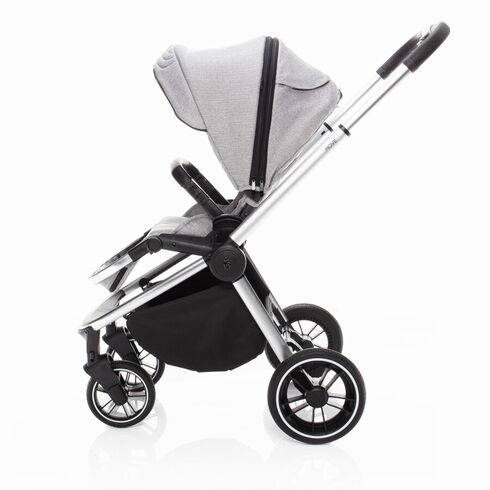 Carucior Zopa Move Silver Grey/Silver, Culoare: Gri,poza 4  - ExclusivMAG.ro Carucior Zopa Move Silver Grey/Silver, Culoare: Gri,poza 4
