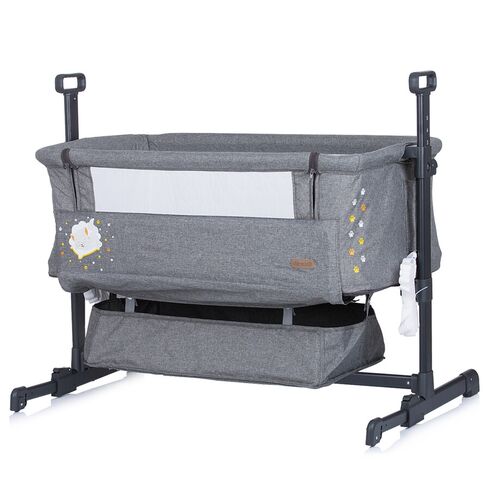 Patut Co-Sleeper Chipolino Close To Me platinum,poza 6