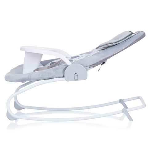 Leagan electric si balansoar Chipolino Nux platinum, Culoare: Gri,poza 6