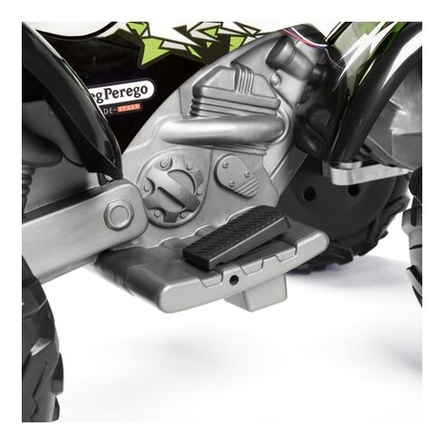 ATV Peg Perego Corral T-Rex, 330W, 12V, 3 ani +, Verde/ Negru, Culoare: Verde, Capacitate acumulator: 12V,poza 7  - ExclusivMAG.ro ATV Peg Perego Corral T-Rex, 330W, 12V, 3 ani +, Verde/ Negru, Culoare: Verde, Capacitate acumulator: 12V,poza 7