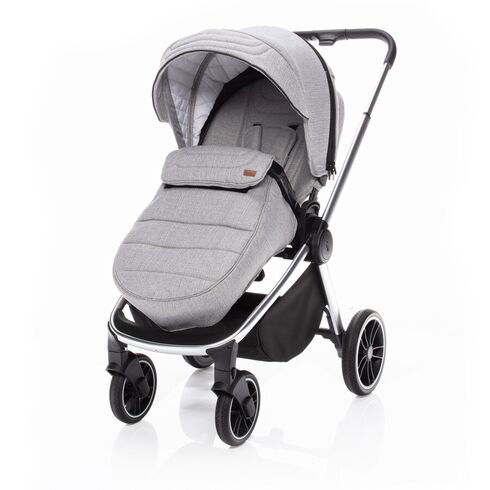Carucior Zopa Move Silver Grey/Silver, Culoare: Gri